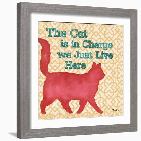 Patterned Pets Cat III-Paul Brent-Framed Premium Giclee Print