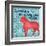 Patterned Pets Dog II-Paul Brent-Framed Art Print