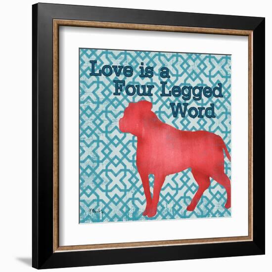 Patterned Pets Dog II-Paul Brent-Framed Art Print