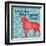 Patterned Pets Dog II-Paul Brent-Framed Art Print