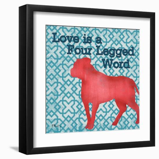 Patterned Pets Dog II-Paul Brent-Framed Art Print