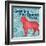 Patterned Pets Dog II-Paul Brent-Framed Art Print