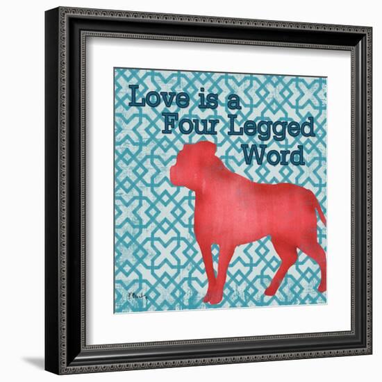 Patterned Pets Dog II-Paul Brent-Framed Art Print