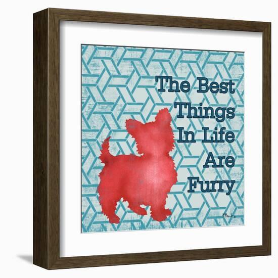 Patterned Pets Dog III-Paul Brent-Framed Art Print