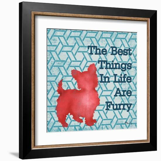 Patterned Pets Dog III-Paul Brent-Framed Art Print