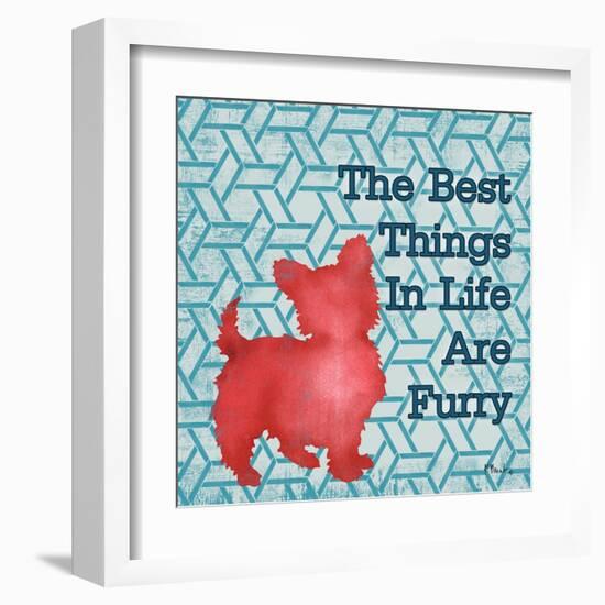 Patterned Pets Dog III-Paul Brent-Framed Art Print