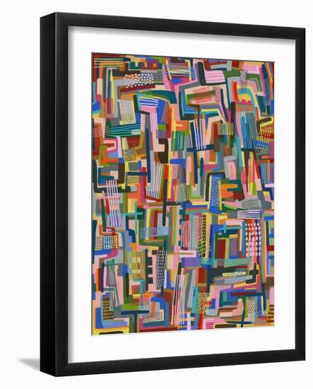 Patterned Shapes-Nikki Galapon-Framed Art Print