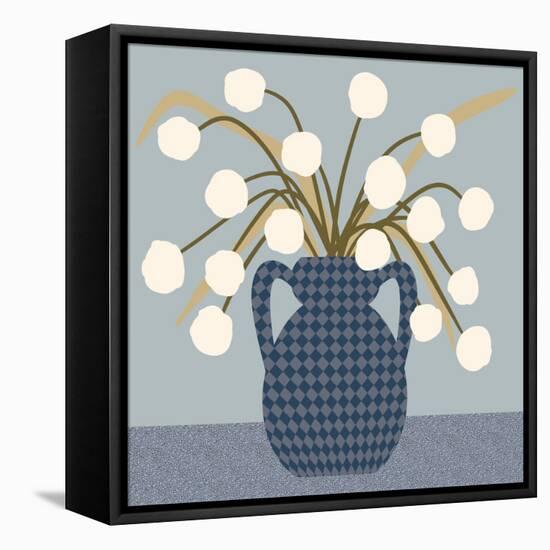 Patterned Vase I-Regina Moore-Framed Stretched Canvas