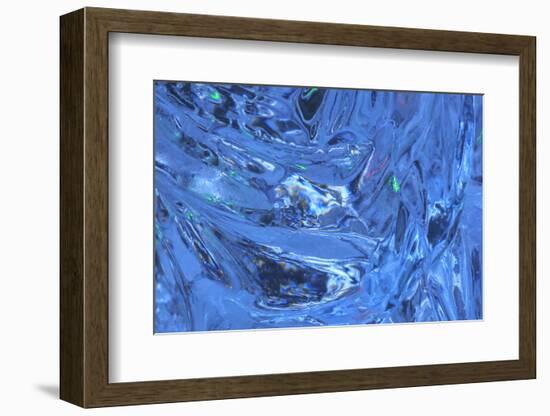 Patterns and textures of ice blocks near Fairbanks, Alaska, USA-Stuart Westmorland-Framed Photographic Print