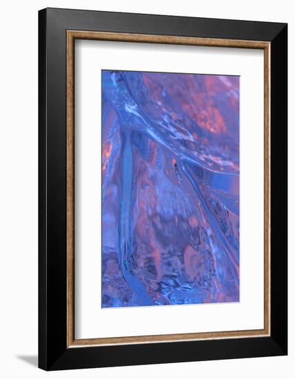 Patterns and textures of ice blocks near Fairbanks, Alaska, USA-Stuart Westmorland-Framed Photographic Print