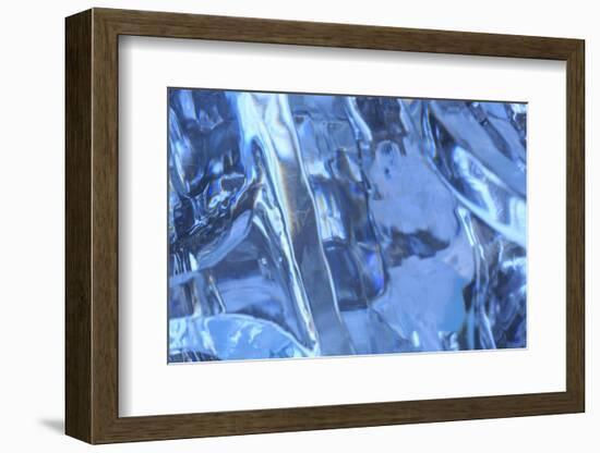 Patterns and textures of ice blocks near Fairbanks, Alaska, USA-Stuart Westmorland-Framed Photographic Print