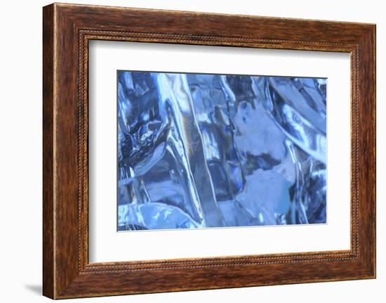 Patterns and textures of ice blocks near Fairbanks, Alaska, USA-Stuart Westmorland-Framed Photographic Print