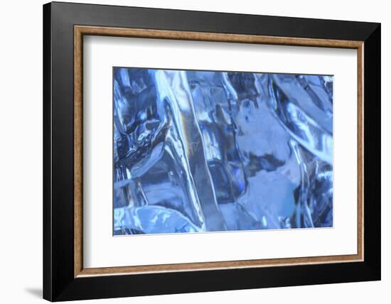 Patterns and textures of ice blocks near Fairbanks, Alaska, USA-Stuart Westmorland-Framed Photographic Print