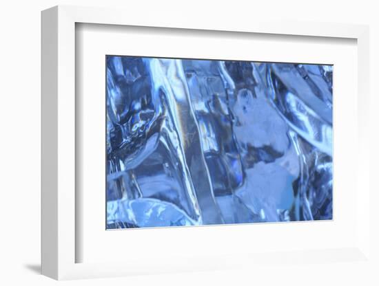 Patterns and textures of ice blocks near Fairbanks, Alaska, USA-Stuart Westmorland-Framed Photographic Print