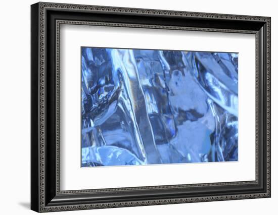 Patterns and textures of ice blocks near Fairbanks, Alaska, USA-Stuart Westmorland-Framed Photographic Print