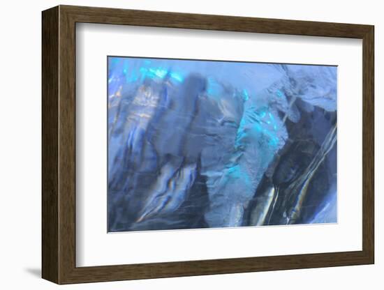 Patterns and textures of ice blocks near Fairbanks, Alaska, USA-Stuart Westmorland-Framed Photographic Print