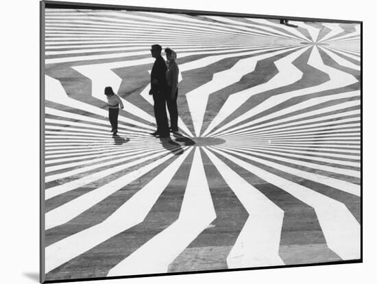 Patterns at Pavilion Terrace at Fair in Montreal-Michael Rougier-Mounted Photographic Print