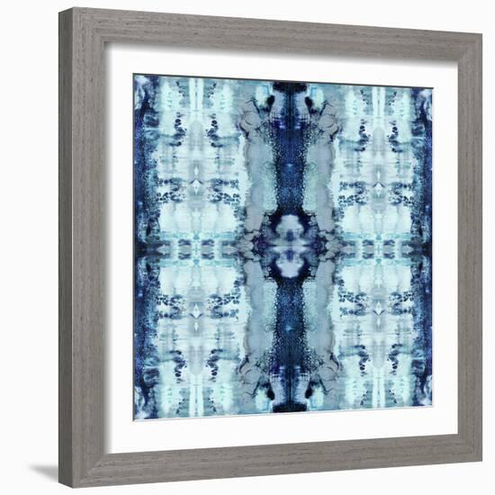 Patterns in Blue-Ellie Roberts-Framed Art Print