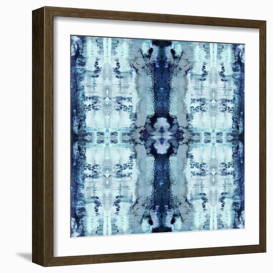 Patterns in Blue-Ellie Roberts-Framed Art Print