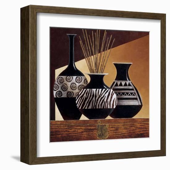 Patterns in Ebony I-Keith Mallett-Framed Giclee Print