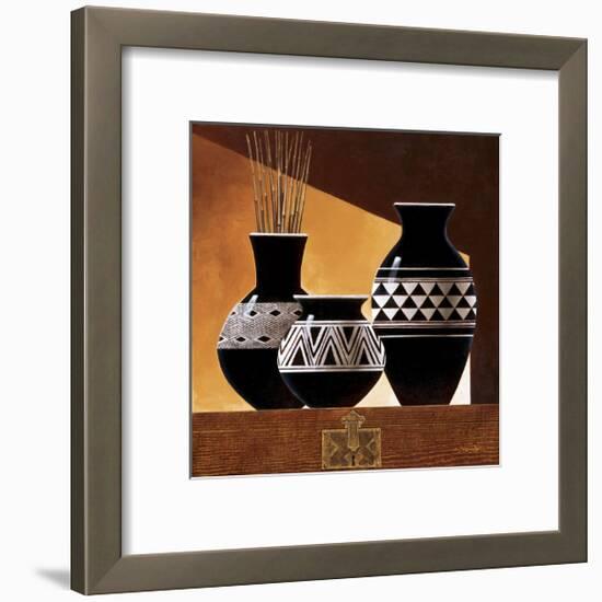 Patterns in Ebony II-Keith Mallett-Framed Giclee Print