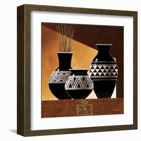 Patterns in Ebony II-Keith Mallett-Framed Giclee Print