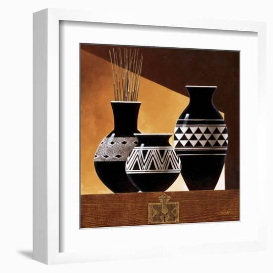 Patterns in Ebony II-Keith Mallett-Framed Giclee Print