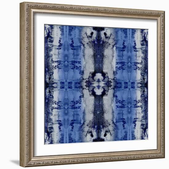 Patterns in Indigo-Ellie Roberts-Framed Art Print