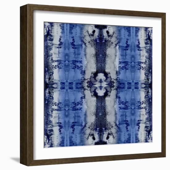 Patterns in Indigo-Ellie Roberts-Framed Art Print