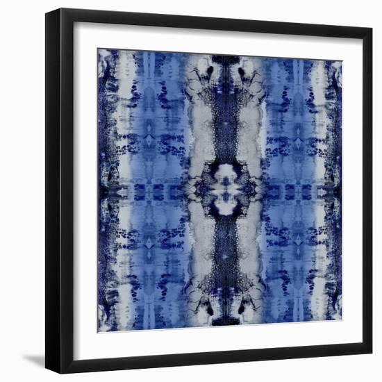 Patterns in Indigo-Ellie Roberts-Framed Art Print