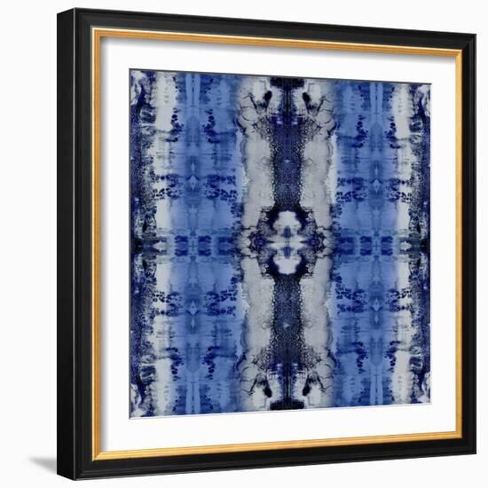 Patterns in Indigo-Ellie Roberts-Framed Art Print