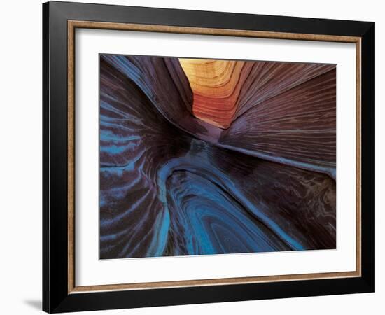 Patterns in Rock-moodboard-Framed Photographic Print