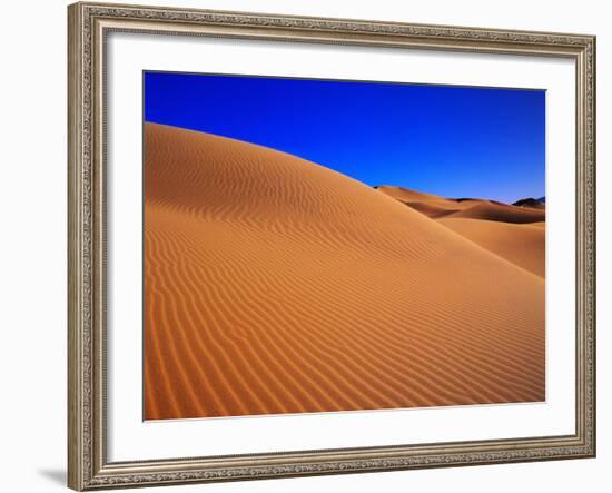 Patterns in Sand Dunes-Robert Glusic-Framed Photographic Print