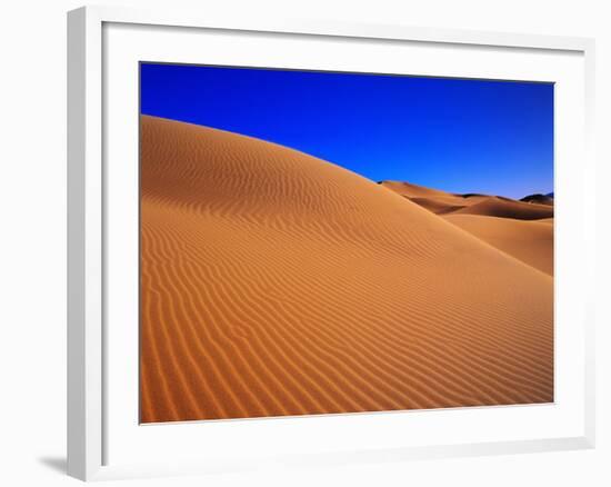 Patterns in Sand Dunes-Robert Glusic-Framed Photographic Print