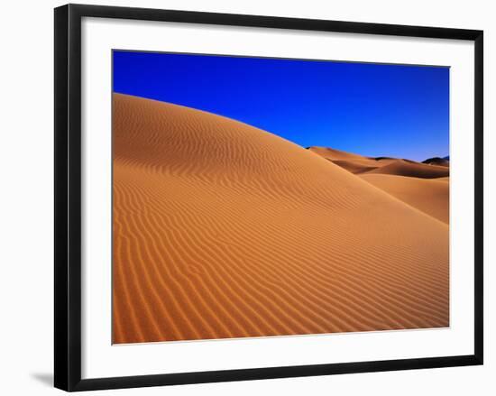 Patterns in Sand Dunes-Robert Glusic-Framed Photographic Print