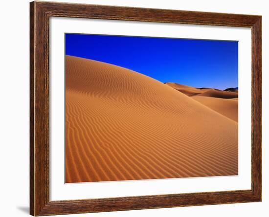 Patterns in Sand Dunes-Robert Glusic-Framed Photographic Print