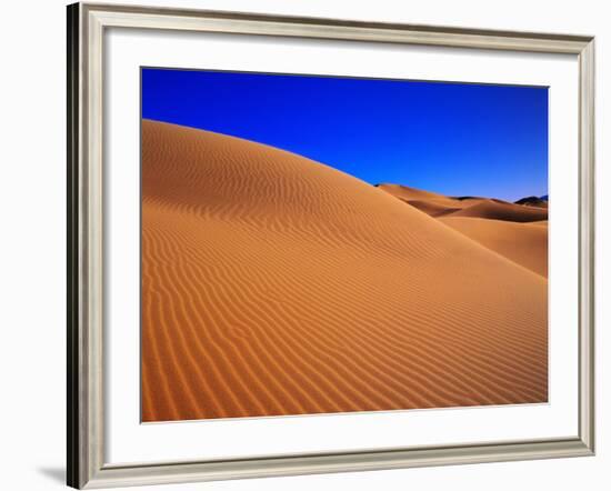 Patterns in Sand Dunes-Robert Glusic-Framed Photographic Print