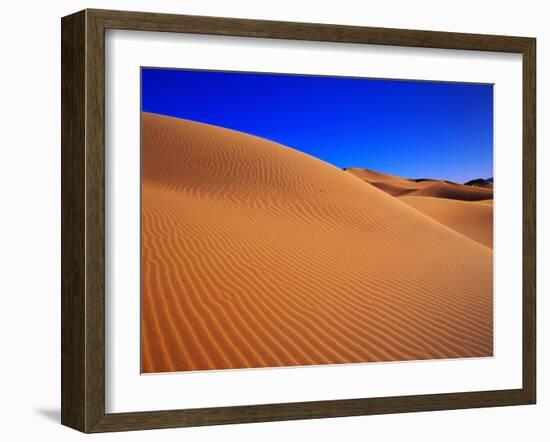 Patterns in Sand Dunes-Robert Glusic-Framed Photographic Print