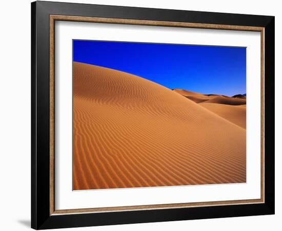 Patterns in Sand Dunes-Robert Glusic-Framed Photographic Print