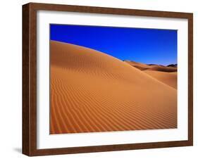 Patterns in Sand Dunes-Robert Glusic-Framed Photographic Print