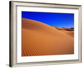 Patterns in Sand Dunes-Robert Glusic-Framed Photographic Print