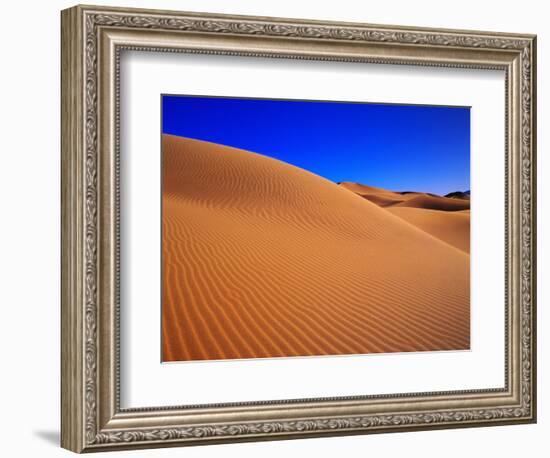 Patterns in Sand Dunes-Robert Glusic-Framed Photographic Print