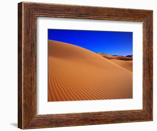 Patterns in Sand Dunes-Robert Glusic-Framed Photographic Print