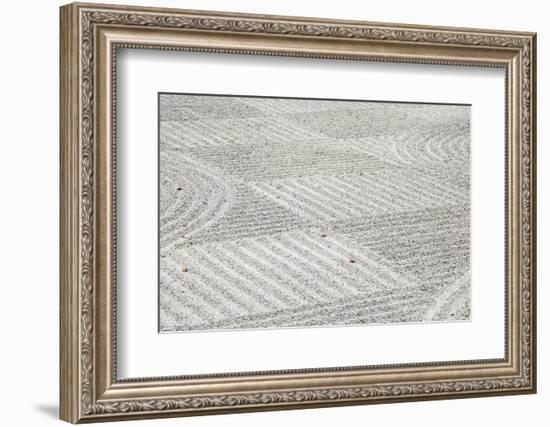 Patterns in sand, Portland, Oregon, USA-Panoramic Images-Framed Photographic Print
