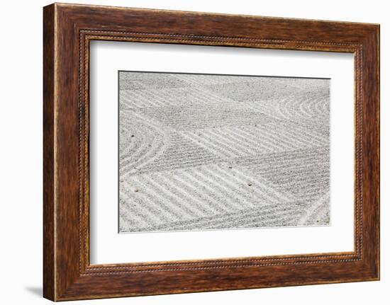 Patterns in sand, Portland, Oregon, USA-Panoramic Images-Framed Photographic Print