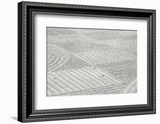 Patterns in sand, Portland, Oregon, USA-Panoramic Images-Framed Photographic Print