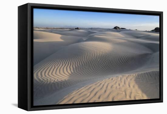 Patterns in the dunes at Sand Dollar Beach, Magdalena Island, Baja California Sur, Mexico-Michael Nolan-Framed Premier Image Canvas