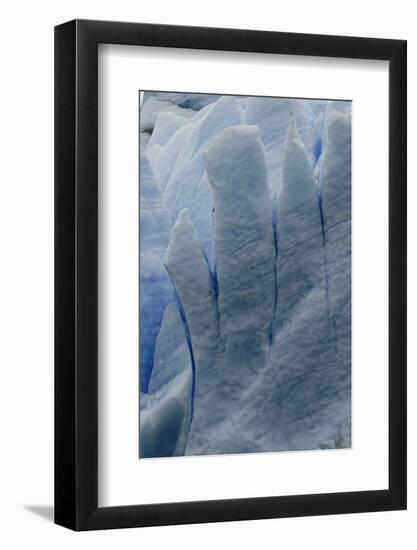 Patterns of Grey Glacier, Gray Lake, Torres del Paine National Park, Chile, Patagonia-Adam Jones-Framed Photographic Print