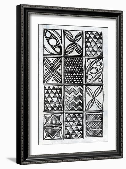 Patterns Of The Amazon III BW-Kathrine Lovell-Framed Art Print