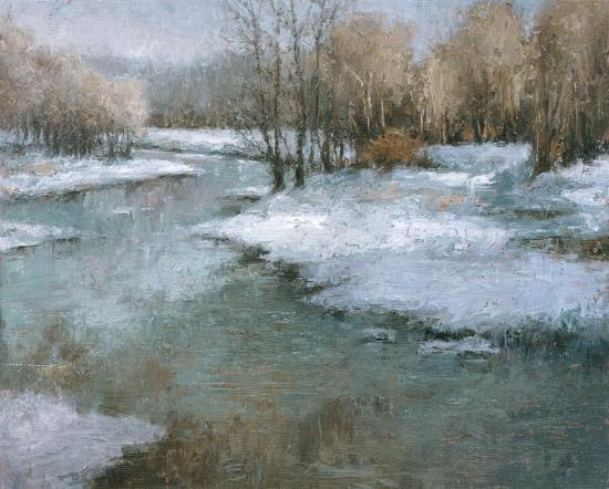 Patterns Of Winter-Todd Williams-Framed Textured Art
